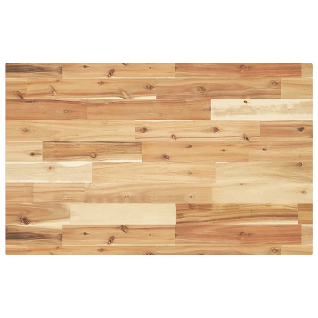 Bathroom Vanity Top Oil Finished 120x50x4 cm Solid Wood Acacia
