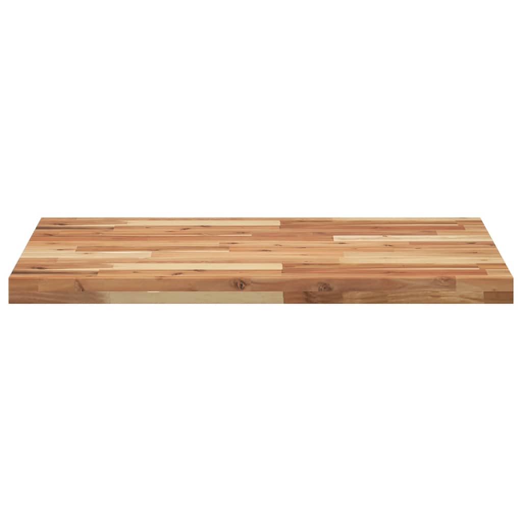 Bathroom Vanity Top Oil Finished 80x60x4 cm Solid Wood Acacia