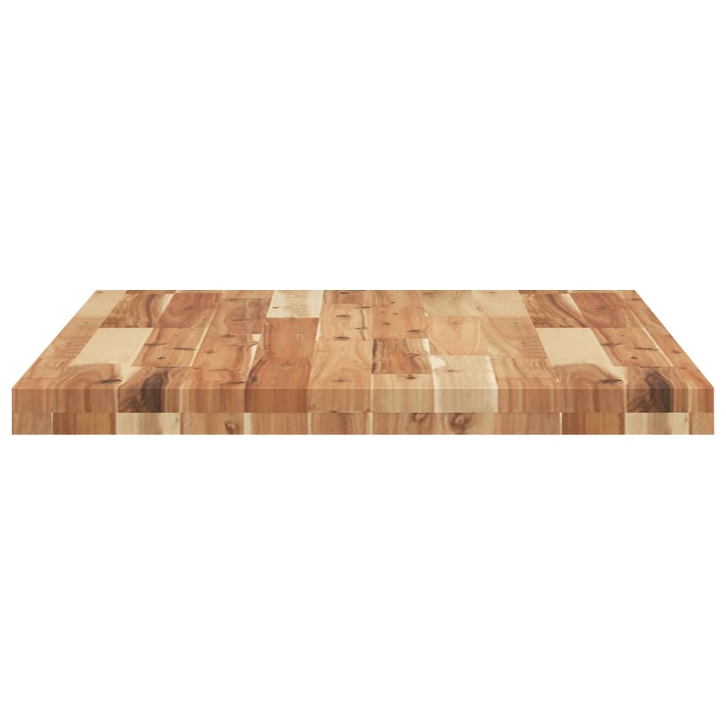 Bathroom Vanity Top Oil Finished 80x60x4 cm Solid Wood Acacia