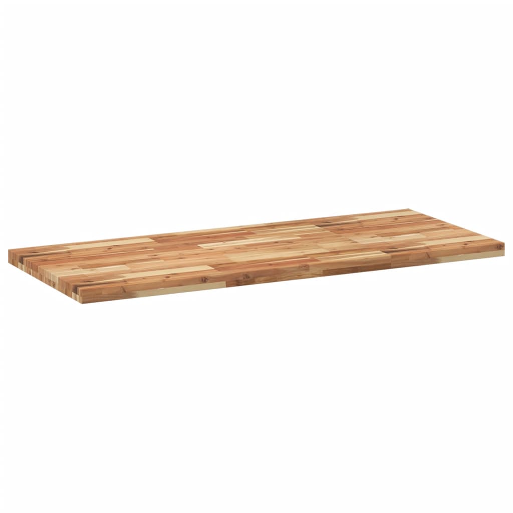 Bathroom Vanity Top Oil Finished 120x60x4 cm Solid Wood Acacia