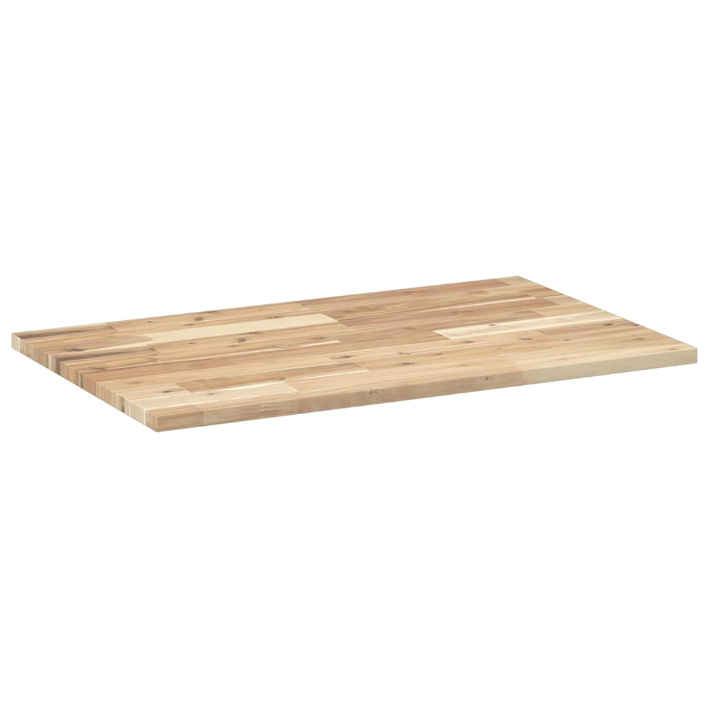 Desk Top Untreated 100x50x2 cm Solid Wood Acacia