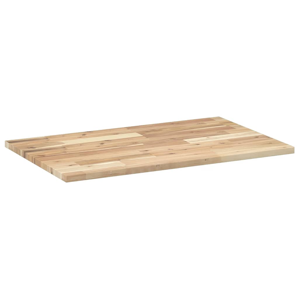 Desk Top Untreated 100x50x2 cm Solid Wood Acacia