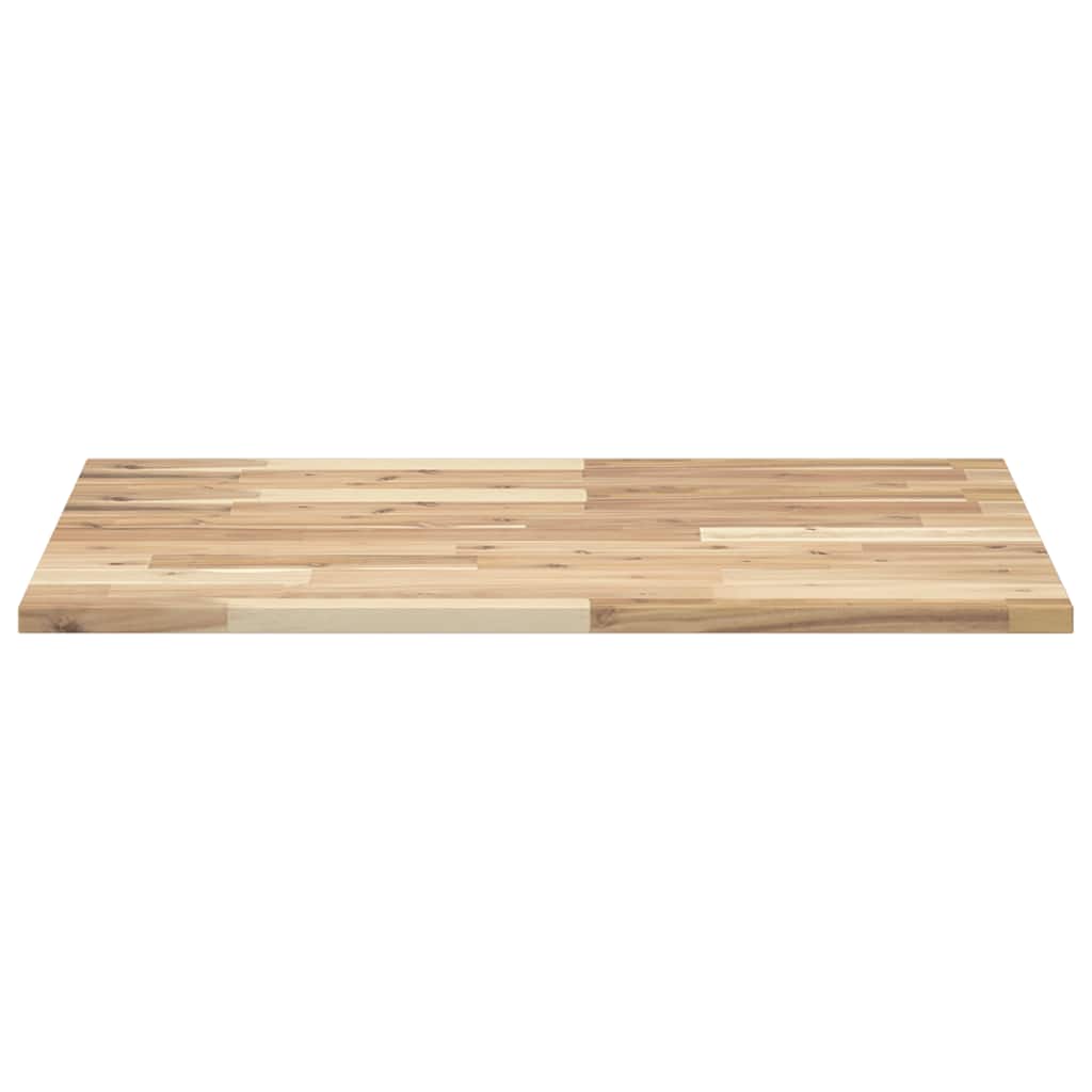 Desk Top Untreated 80x60x2 cm Solid Wood Acacia