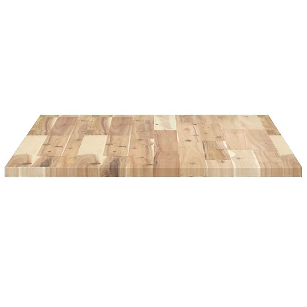 Desk Top Untreated 80x60x2 cm Solid Wood Acacia