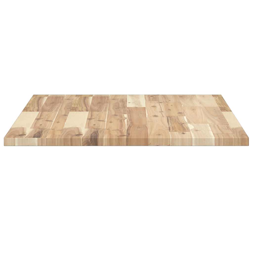 Desk Top Untreated 100x60x2 cm Solid Wood Acacia