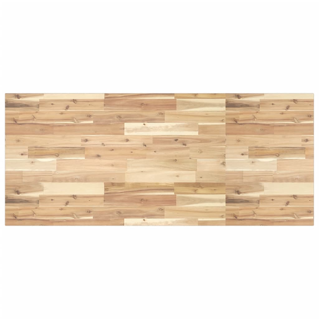 Desk Top Untreated 120x60x2 cm Solid Wood Acacia