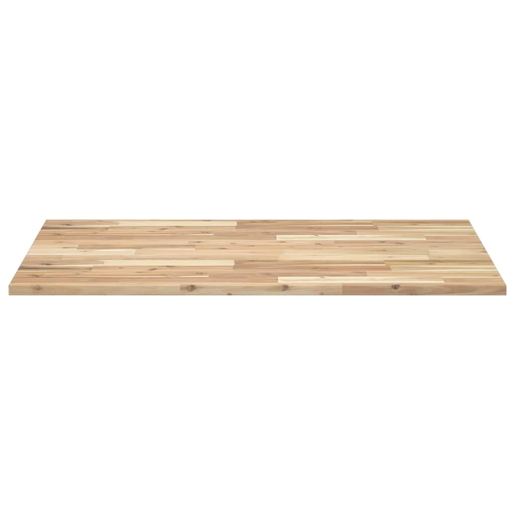 Desk Top Untreated 100x70x2 cm Solid Wood Acacia