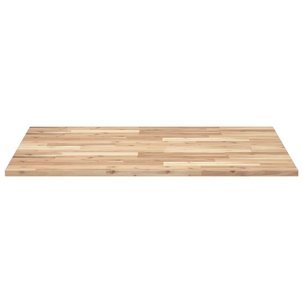 Desk Top Untreated 100x80x2 cm Solid Wood Acacia