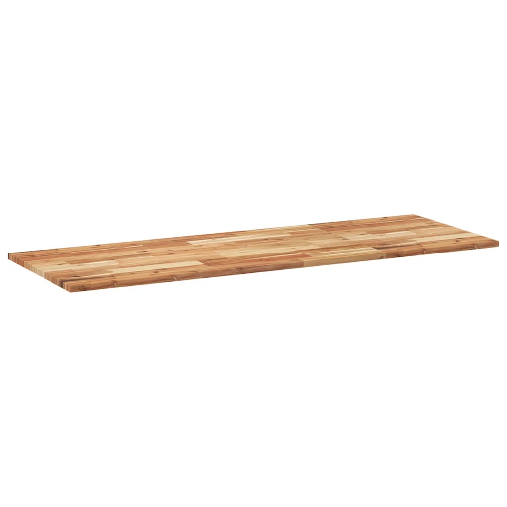 Desk Top Oil Finished 140x50x2 cm Solid Wood Acacia