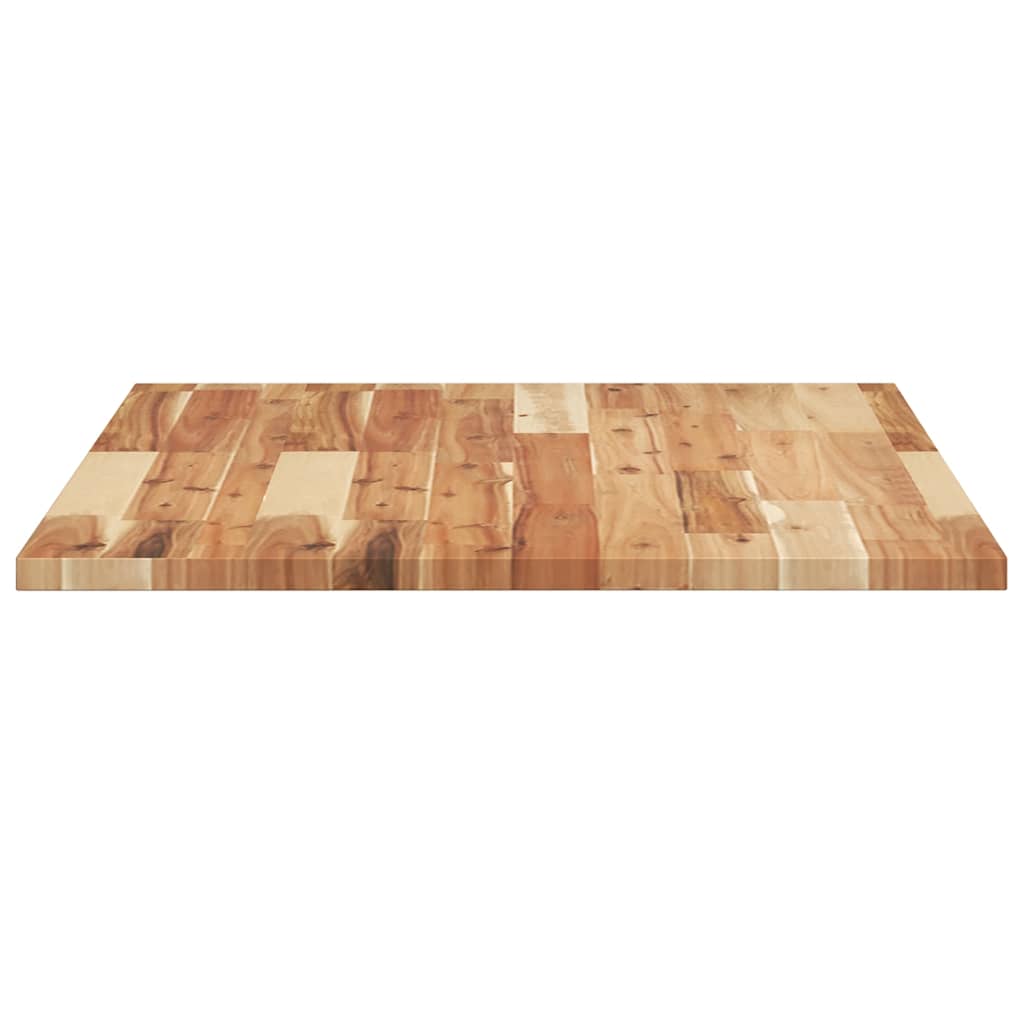 Desk Top Oil Finished 100x60x2 cm Solid Wood Acacia