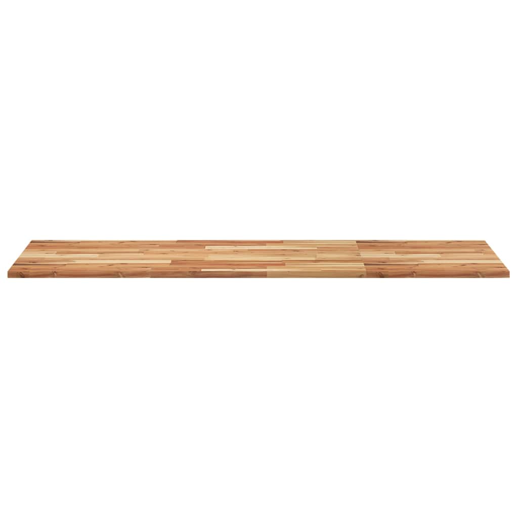 Desk Top Oil Finished 120x60x2 cm Solid Wood Acacia