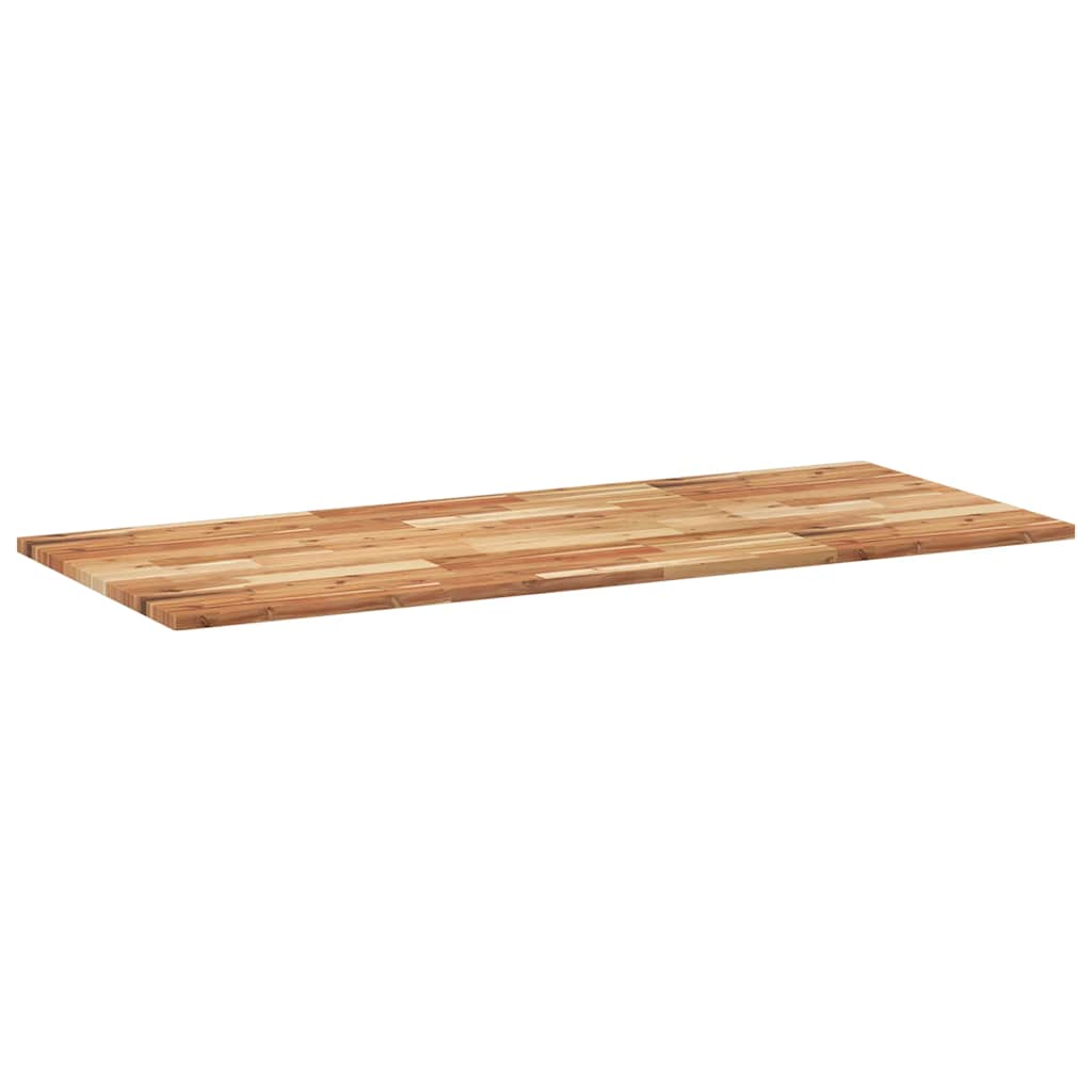 Desk Top Oil Finished 120x60x2 cm Solid Wood Acacia