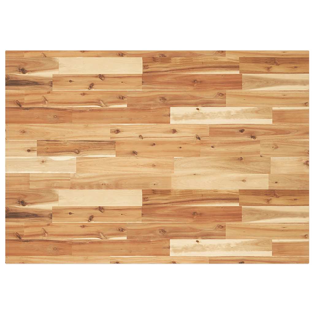 Desk Top Oil Finished 80x70x2 cm Solid Wood Acacia
