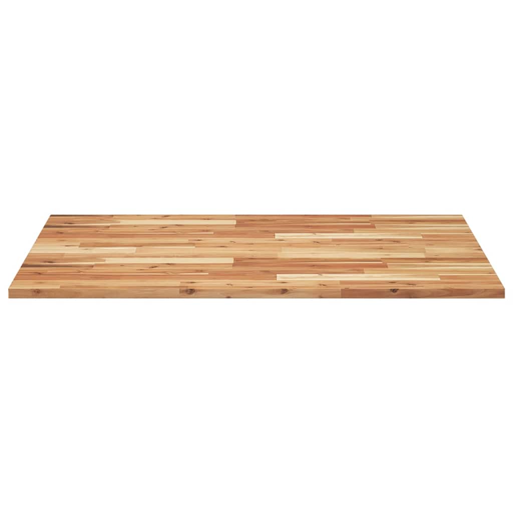 Desk Top Oil Finished 100x80x2 cm Solid Wood Acacia