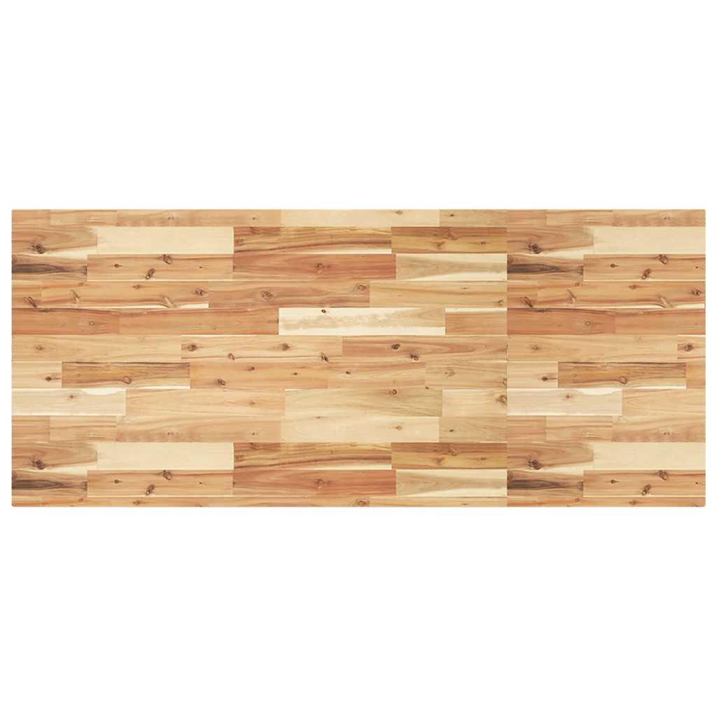Desk Top Oil Finished 140x60x4 cm Solid Wood Acacia