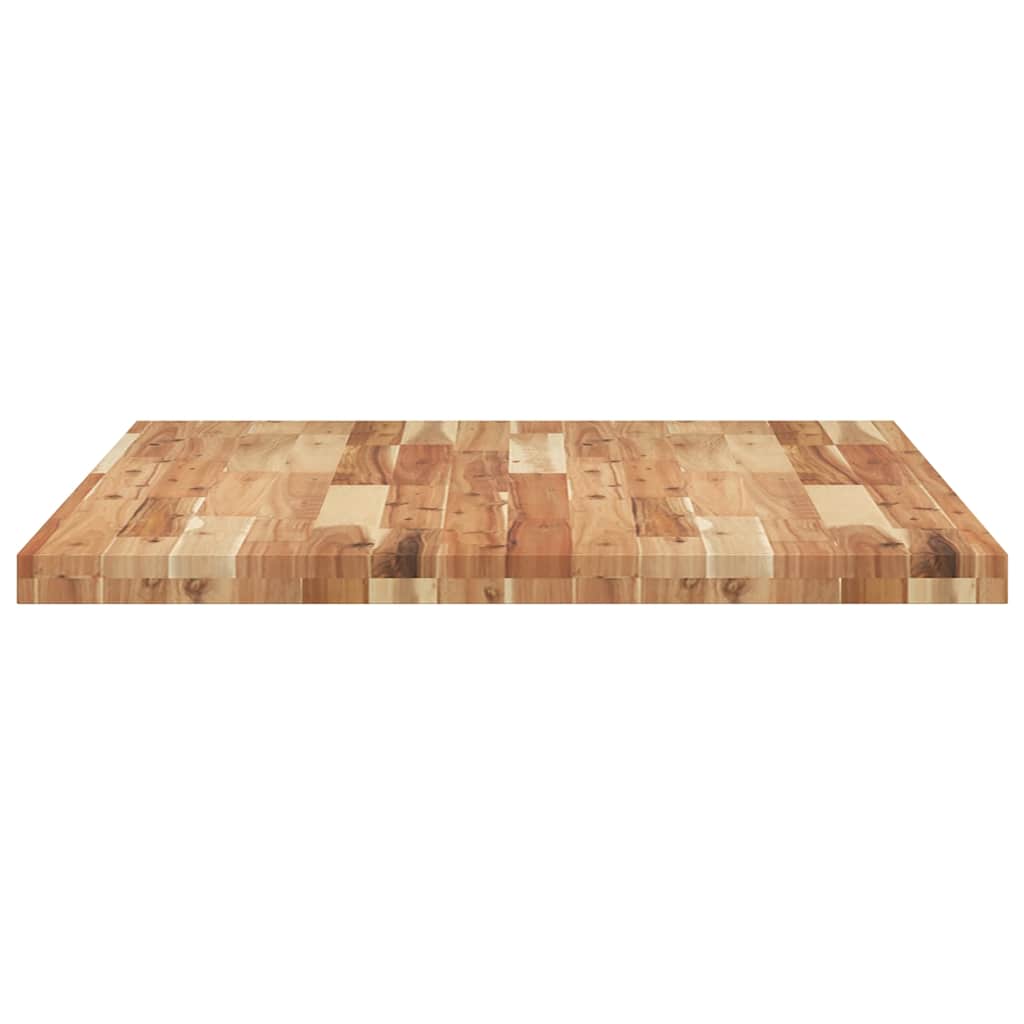 Desk Top Oil Finished 100x80x4 cm Solid Wood Acacia