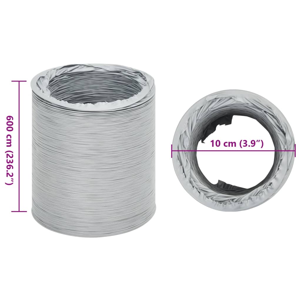 Exhaust Duct PVC 6 m Ø10 cm