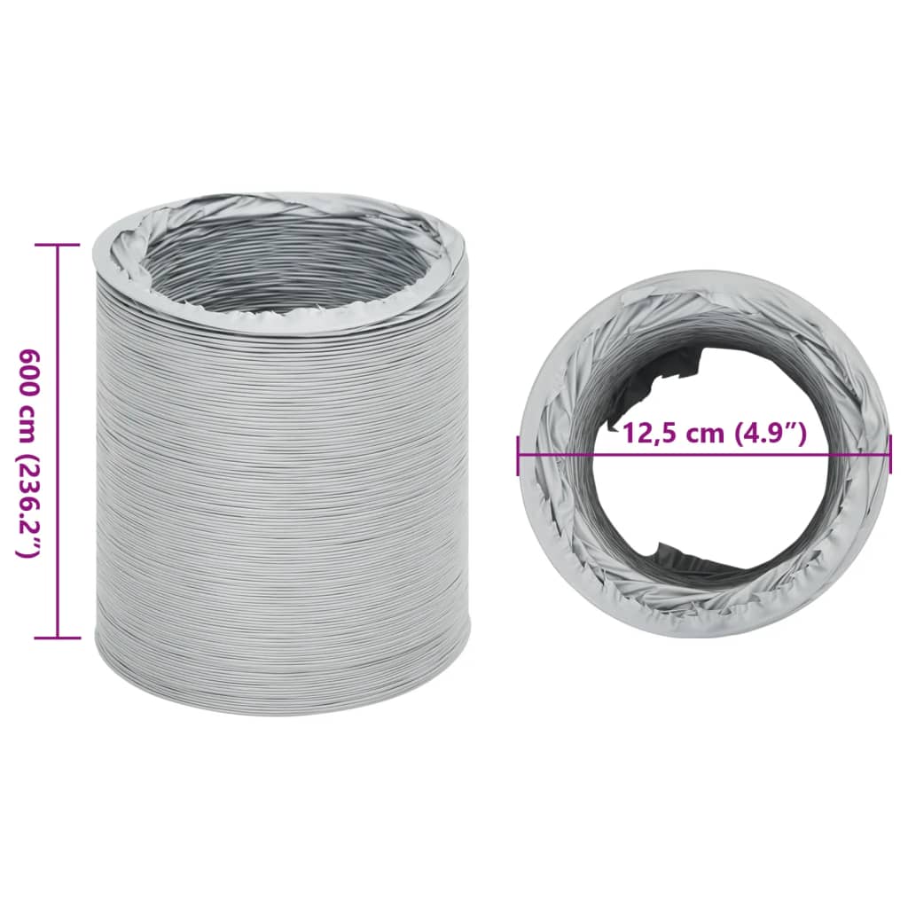 Exhaust Duct PVC 6 m Ø12.5 cm