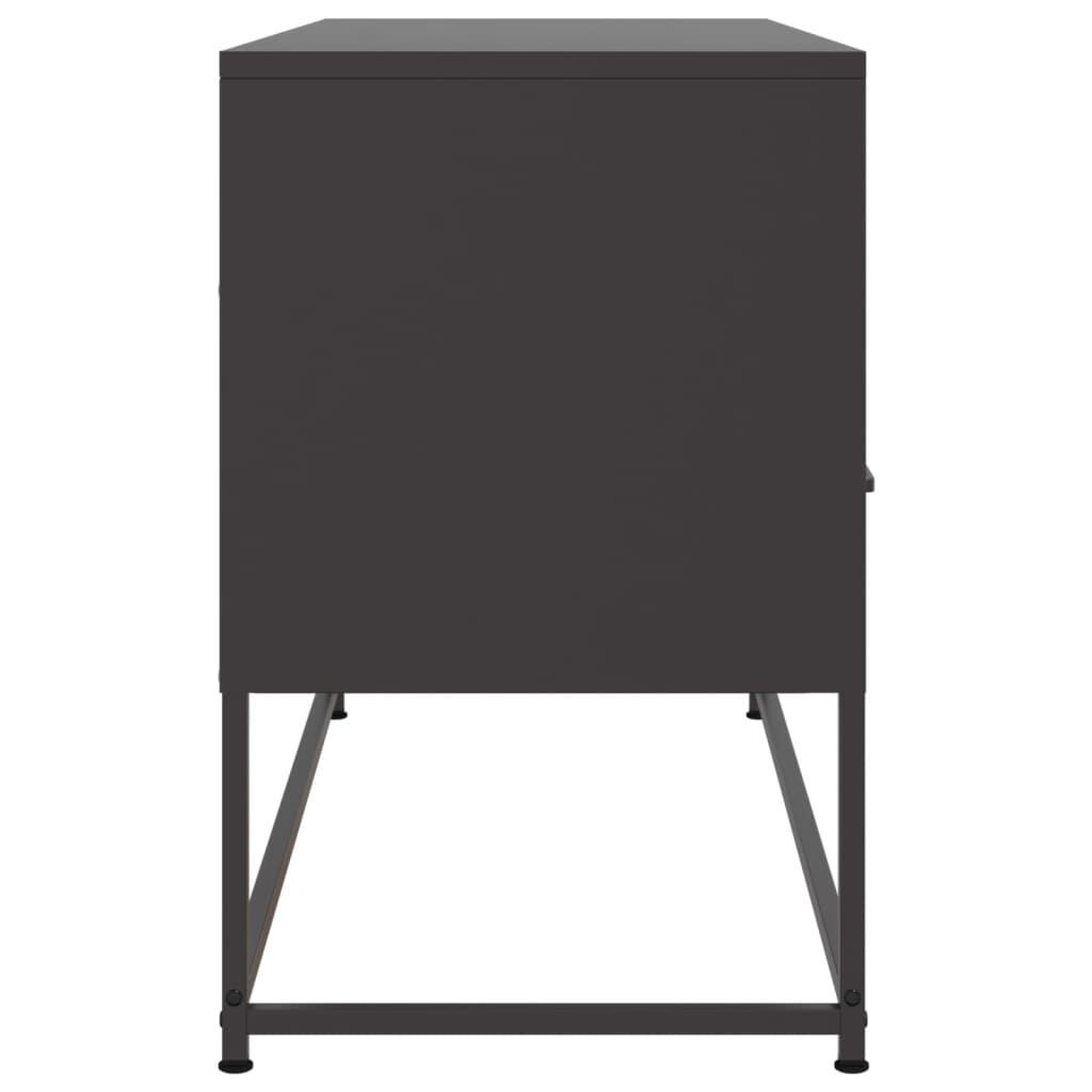 TV Cabinet Black 100.5x39x60.5 cm Steel