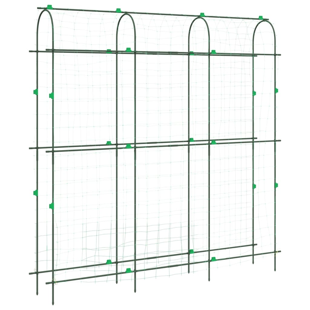 Garden Trellis for Climbing Plants U-Shape 181x31x182.5 cm Steel