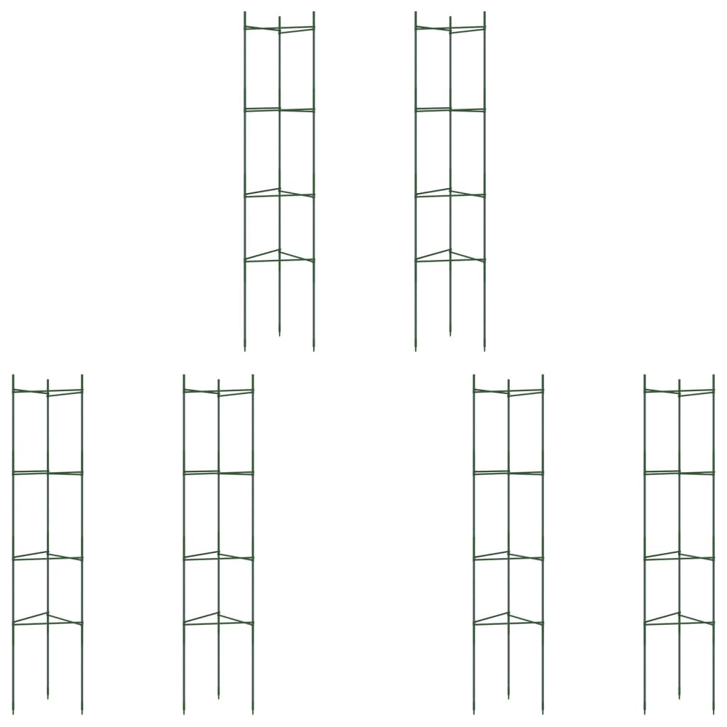 Tomato Cages 6 pcs 154 cm Steel and PP