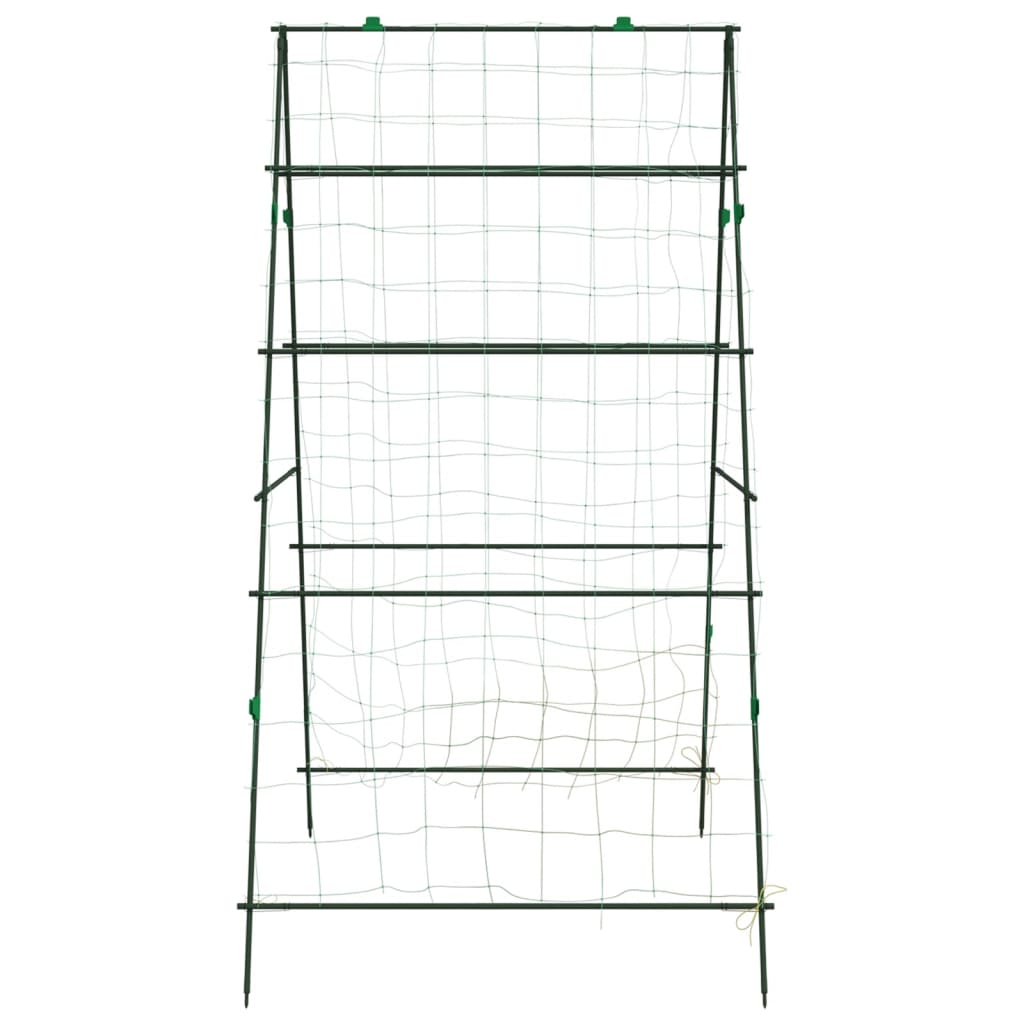 Garden Trellises for Climbing Plants 3 pcs A-Frame Steel