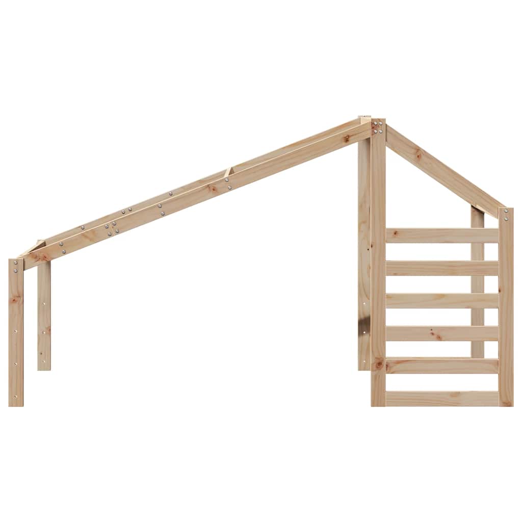 Kids' Bed Roof 188x97x113 cm Solid Wood Pine