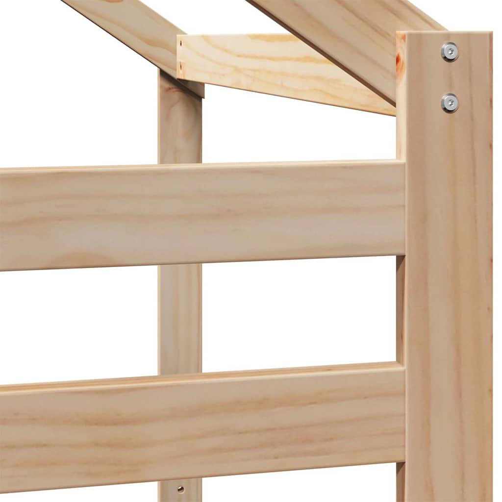 Kids' Bed Roof 188x97x113 cm Solid Wood Pine
