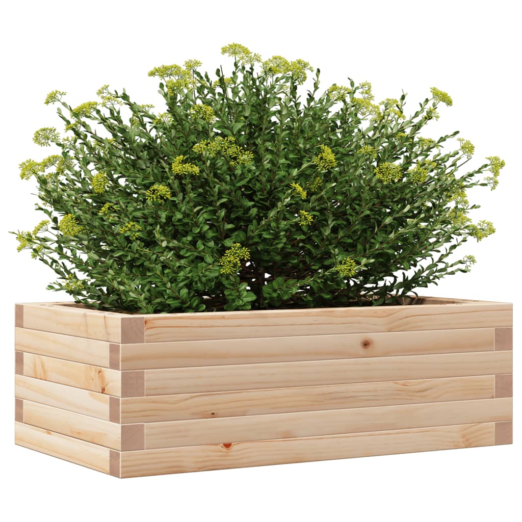 Garden Planter 70x40x23 cm Solid Wood Pine