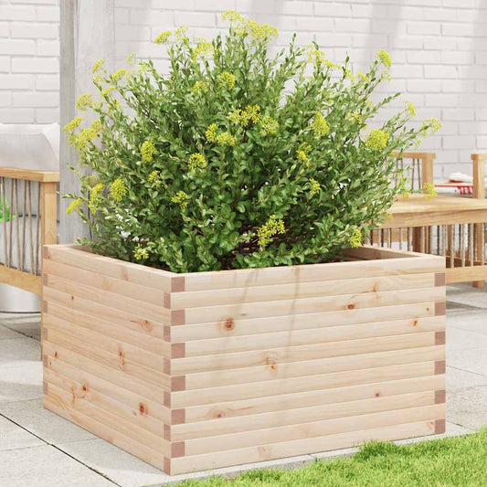 Garden Planter 80x80x46 cm Solid Wood Pine