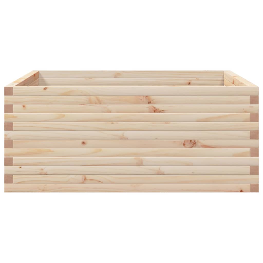 Garden Planter 110x110x46 cm Solid Wood Pine
