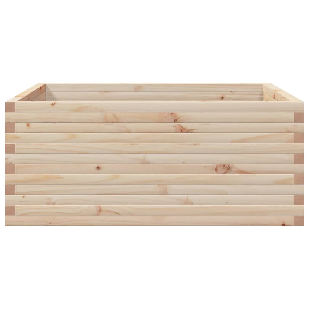 Garden Planter 110x110x46 cm Solid Wood Pine