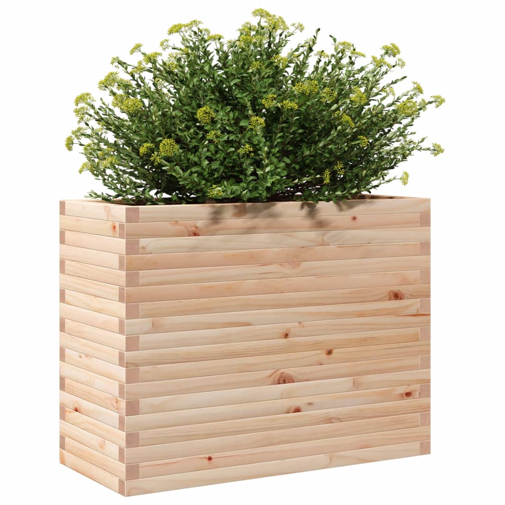 Garden Planter 90x40x68.5 cm Solid Wood Pine