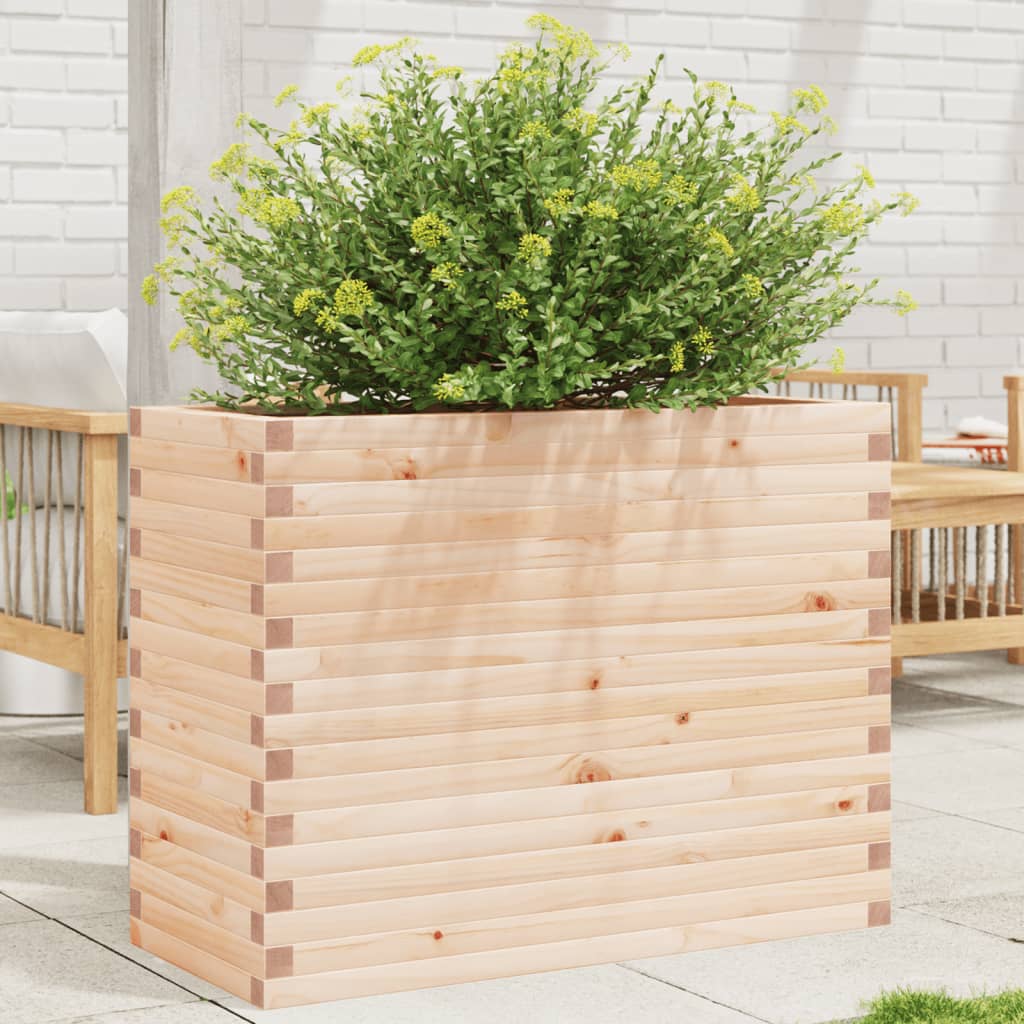 Garden Planter 90x40x68.5 cm Solid Wood Pine
