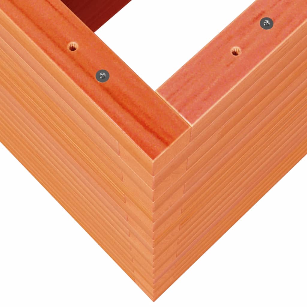Garden Planter Wax Brown 110x40x68.5 cm Solid Wood Pine