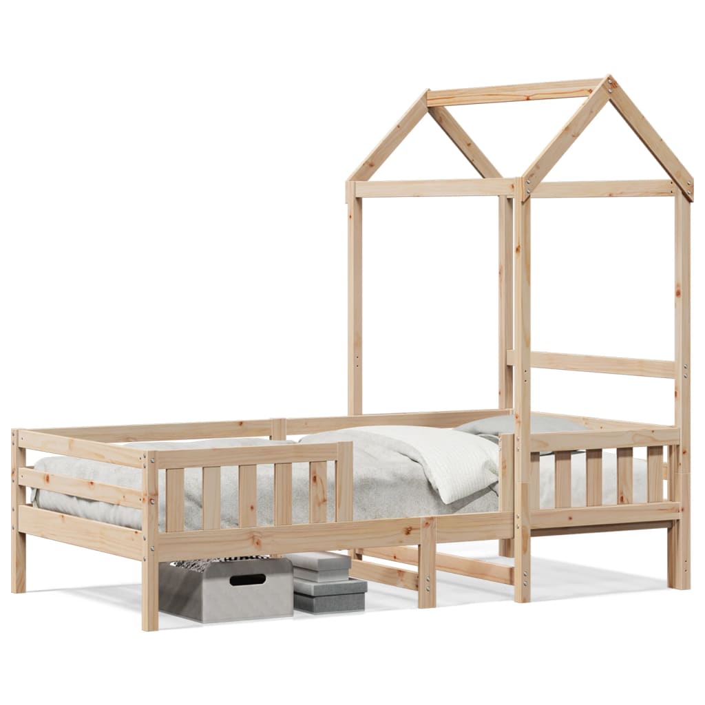 Bed Frame with Roof without Mattress 90x190 cm Single