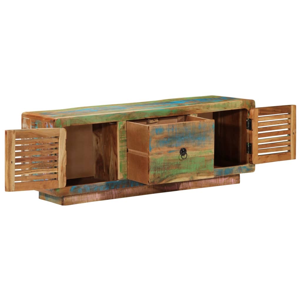 TV Cabinet 110x30x40 cm Solid Wood Reclaimed