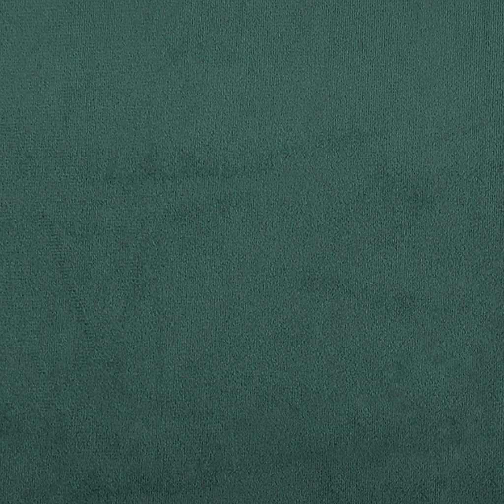 Bed Frame without Mattress Dark Green 120x200 cm Velvet