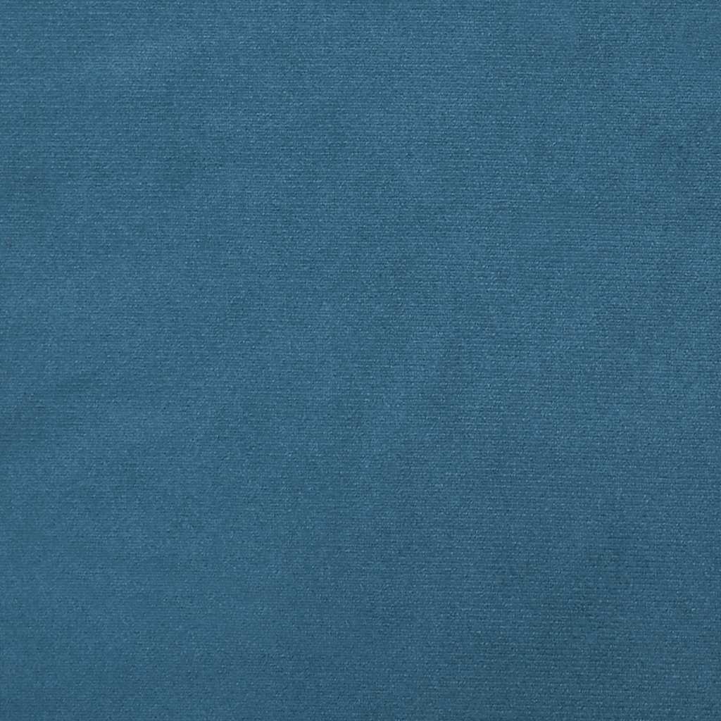 Bed Frame without Mattress Blue 120x200 cm Velvet