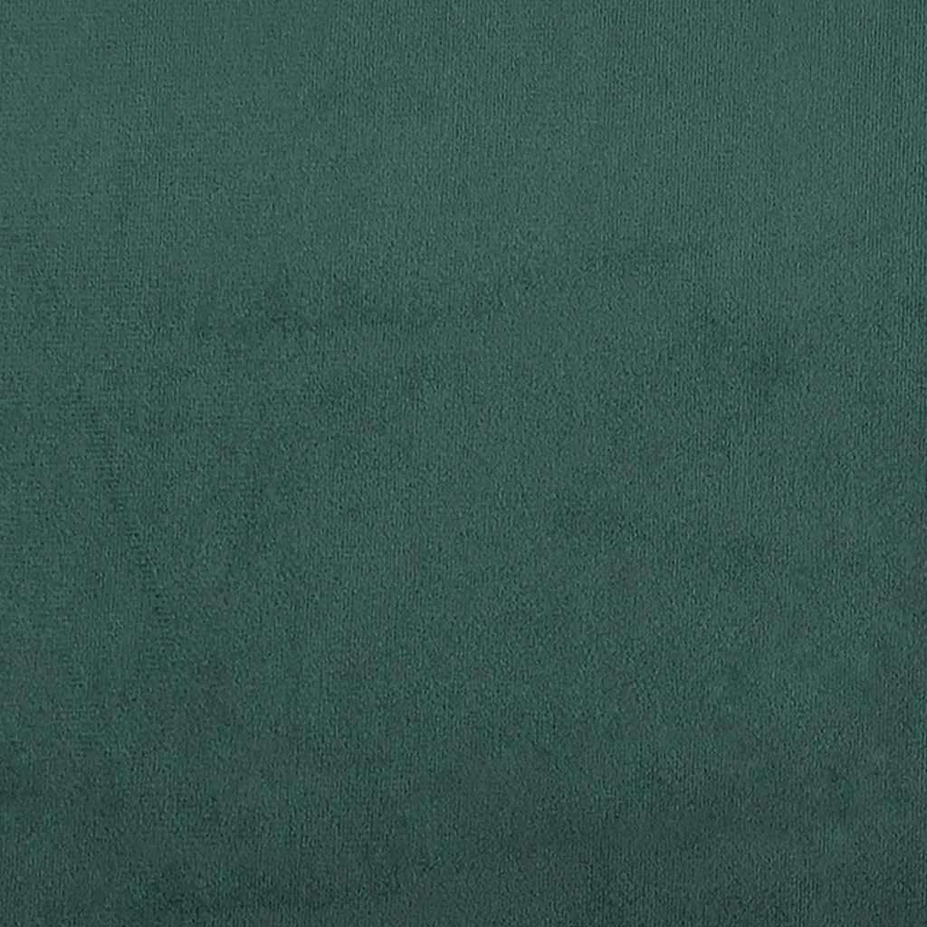 Bed Frame without Mattress Dark Green 140x190 cm Velvet