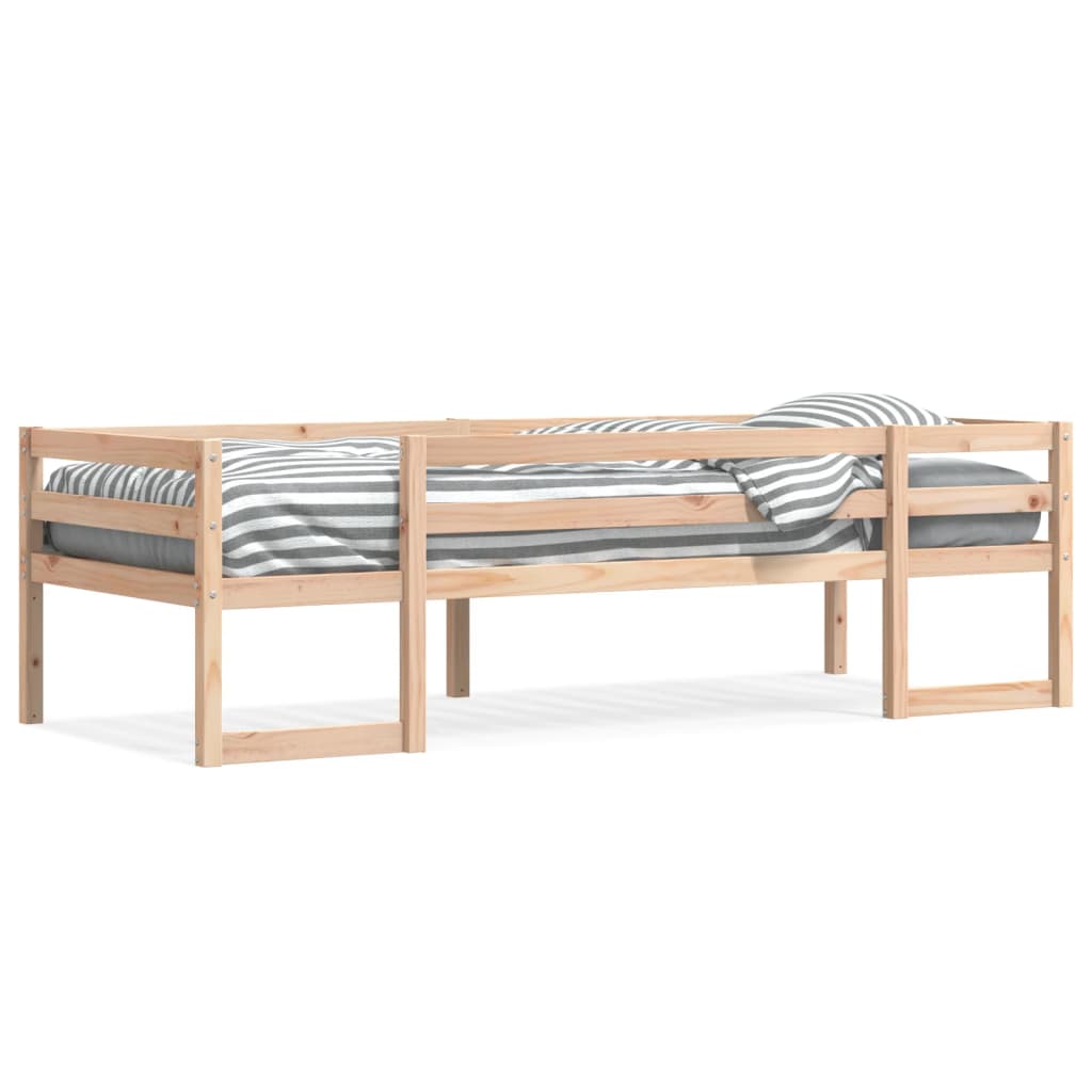 Kids' Bed Frame without Mattress 90x190 cm Single Solid Wood Pine