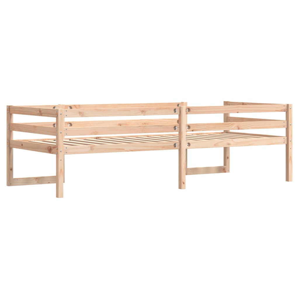 Kids' Bed Frame without Mattress 90x190 cm Single Solid Wood Pine