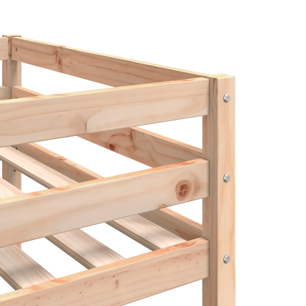 Kids' Bed Frame without Mattress 90x190 cm Single Solid Wood Pine