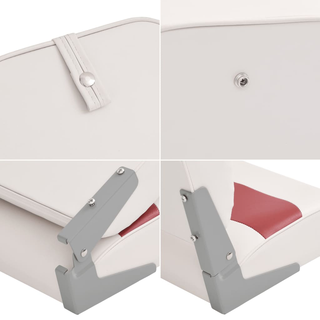 Boat Seat with High Back Foldable 44x38x55 cm