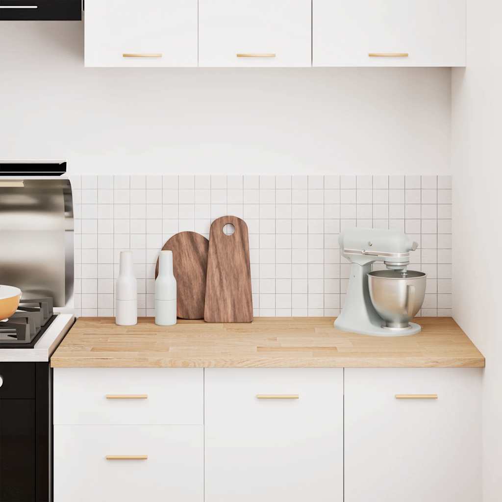 Kitchen Worktop 120x63.5x2.7 cm Solid Wood Oak Rectangular