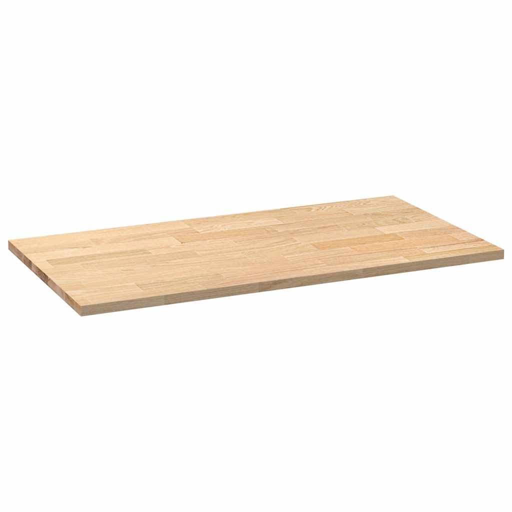 Kitchen Worktop 120x63.5x2.7 cm Solid Wood Oak Rectangular