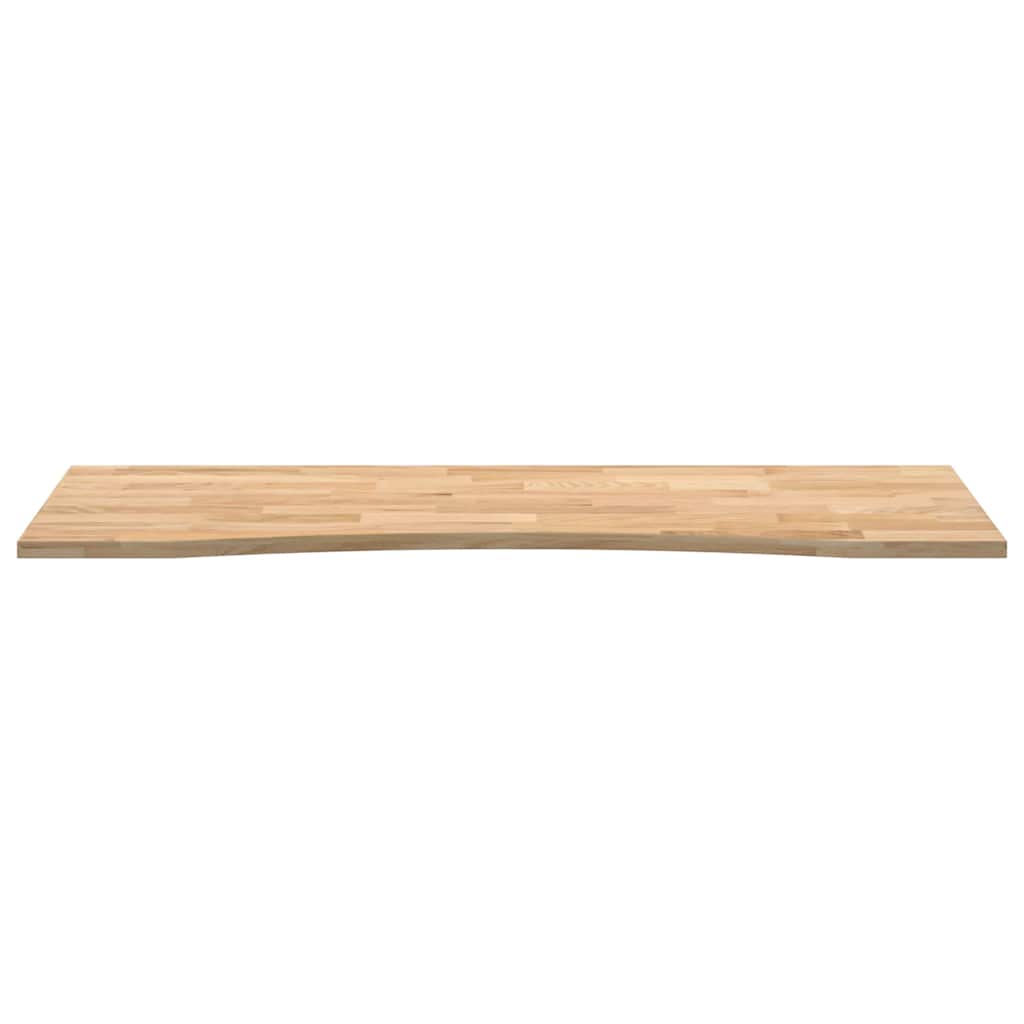 Desk Top Untreated 140x60x2.5 cm Solid Wood Oak Rectangular