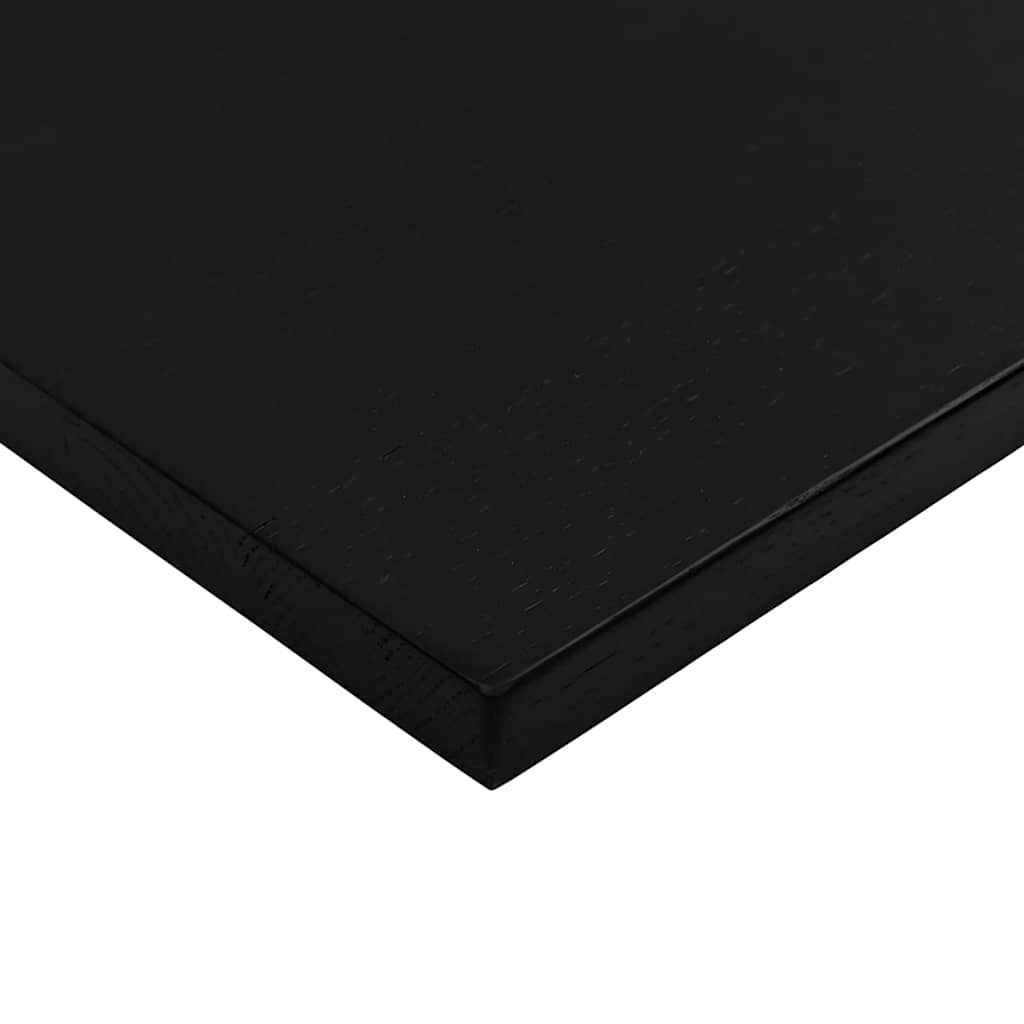 Desk Top Dark Brown 140x60x2.5 cm Solid Wood Oak Rectangular