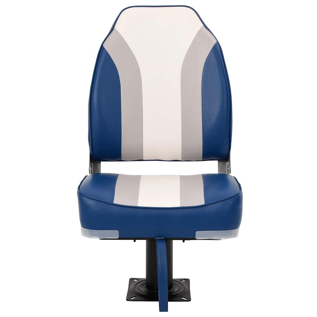2 Piece Foldable Boat Seat Set High Backrest