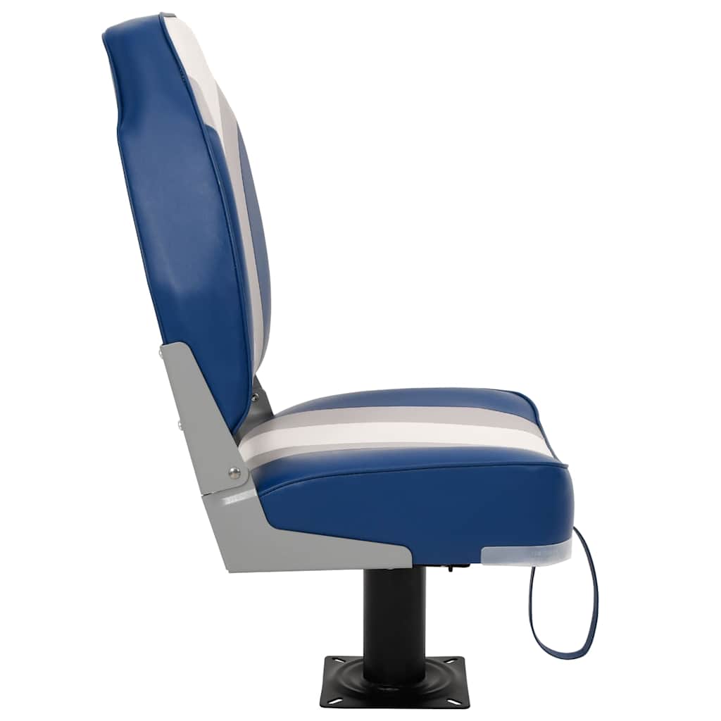 2 Piece Foldable Boat Seat Set High Backrest